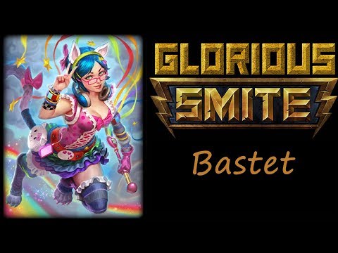 SMITE Bastet jungle (Bastet damage build) ~ Massive damage bastet! Nearly a penta! w/ Harry!