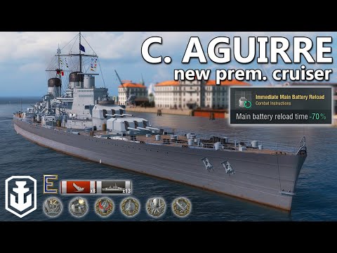 Crazy New ‘F Key’ - C. Aguirre T8 Premium Cruiser (World of Warships)