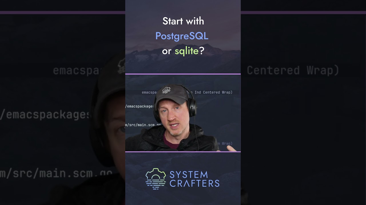 Start with PostgreSQL or sqlite? #sqlite #postgresql #programming