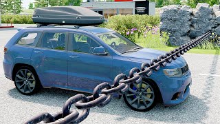 Download lagu Mobil vs Chain #10 - BeamNG Drive mp3