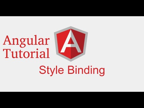 Angular 9 tutorial 13 style binding | dynamic style