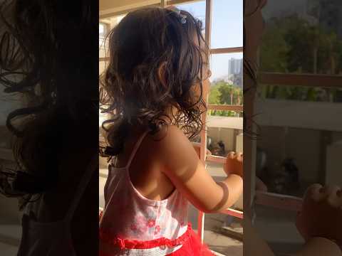 My little baby playing with bird 🐦 #bollywood #love #newsong #naina