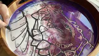 5 Amazing Dragon Resin and Alcohol Ink Art Pieces