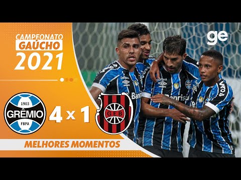 GRÊMIO 4 X 1 BRASIL DE PELOTAS | MELHORES MOMENTOS | 2ª RODADA GAÚCHO 2021 | ge.globo
