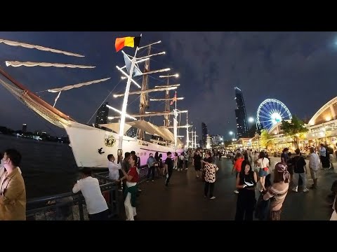 [Bangkok] Status recente da Asiatique [Depois da Corona] #Asiatique #Thailand #Bangkok #asiatiquetheriverfront #calypsocabaret