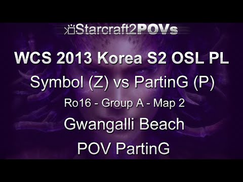 SC2 HotS - WCS 2013 KR S2 PL - Symbol vs PartinG - Ro16 Group A - Map 2 - Gwangalli Beach - PartinG