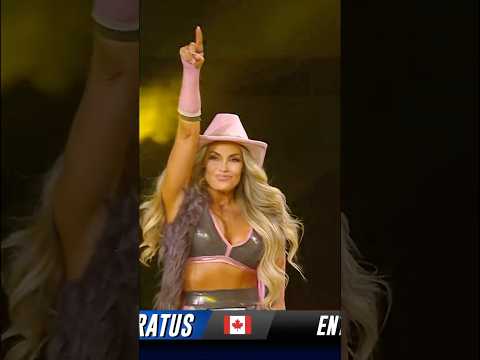 Trish Stratus has arrived 💪 #RoyalRumble