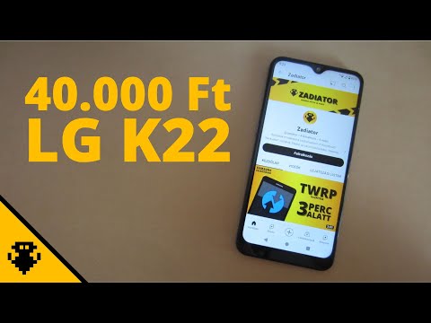 Ezt nevezem belépőszintnek! | LG K22 teszt