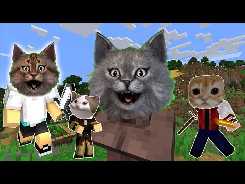 ZALİM KÖYLÜ GAFFUR ABİNİN KÖYÜNÜ BASTIK 😂😂😂 - Konuşan Kediler Ekibi / Banned , Necmi Minecraft