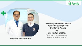 Patient Success Story: جراحة العمود الفقري العنقي طفيفة التوغل - Video Thumbnail