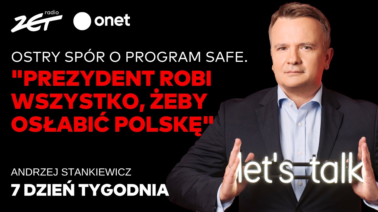 Weto prezydenta wobec SAFE i spór o Trybunał - gorąca debata w Radiu ZET