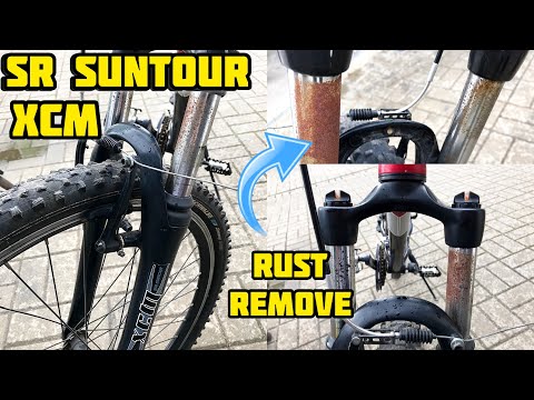 How to repair SR SUNTOUR XCM rusty fork legs?