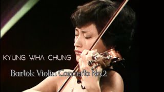 Kyung Wha Chung plays Bartók violin concerto No.2 (1984)