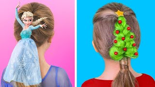 10 Cute Hairstyle Ideas for Girls / Christmas Hairstyle Ideas