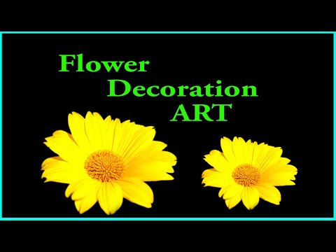 Flower Decoration ART-Flower vase- Wonderful Interior Decoration-Mind Soothing ART-S.Nagender