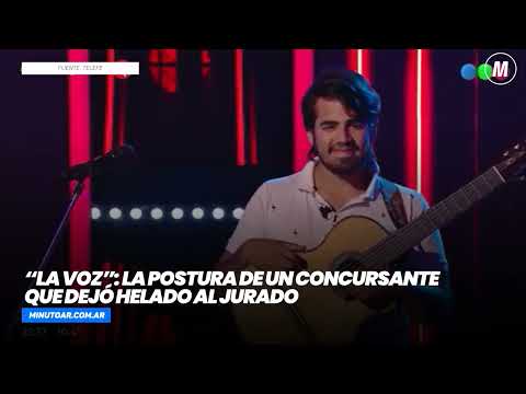 “La Voz”: la postura de un concursante que dejó helado al jurado