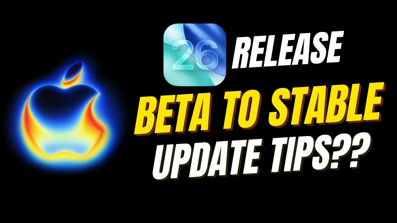 iOS 26 Release 🚀 Beta to Stable | Update Tips!