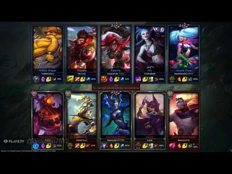 Rakan/Xayah vs. Sona/Jinx