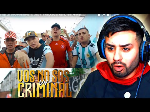Vos No Sos Un Criminal Remix - El Melly ft Fili Wey, Gonzalo Nawel, Yamir Antiman (REACCION)