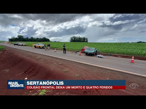 Acidente na PR-090 em Sertanópolis deixa morto e 4 feridos