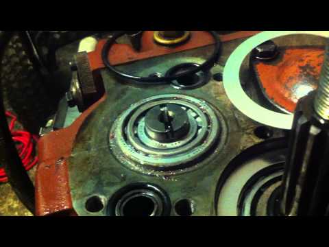 How to shim the end float in PRM 160 or 260 marine gearbox