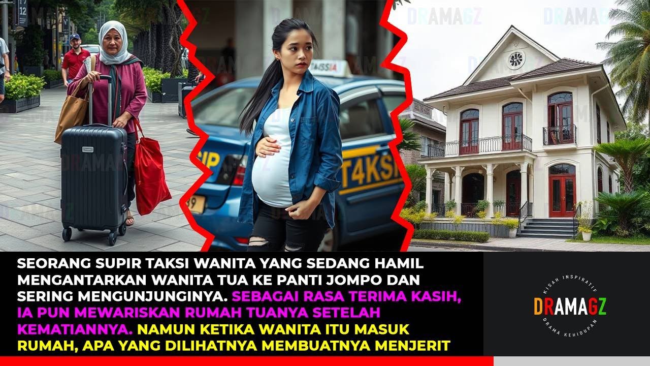 WANITA HAMIL SUPIR TAKSI DIWARISI RUMAH TUA OLEH WANITA TUA TAK DIKENAL, NAMUN KETIKA IA MASUK RUMAH