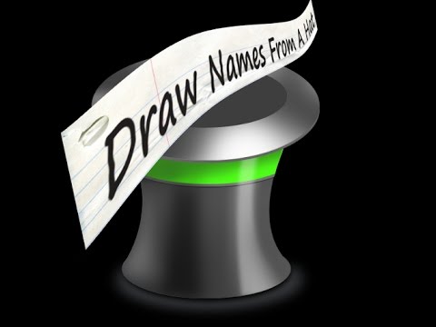 Draw Names From A Hat Pro video