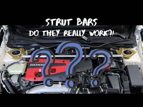 DO STRUT BARS REALLY WORK? J's Racing strut bar install FK8