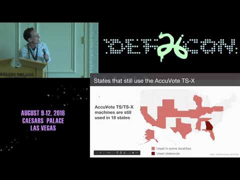 DEF CON 26 VOTING VILLAGE - J Alex Halderman - Election Security Threats and Solutions
