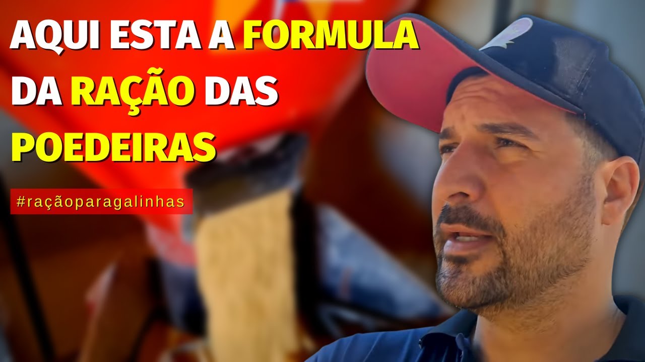 👨‍🌾 Com essa FORMULA DE RAÇÃO minhas galinhas BOTAM MUITO. Veja como eu faço minha RAÇÃO.