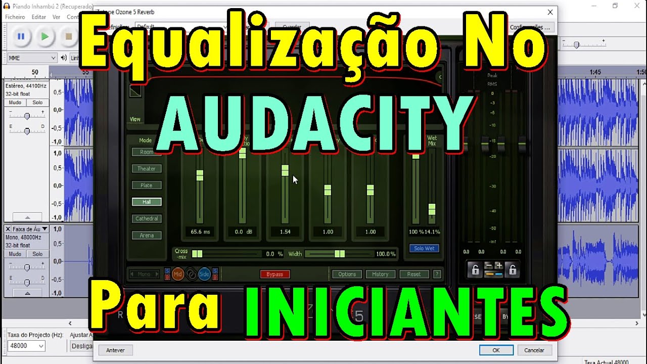 DICAS DE EQUALIZAÇÃO PRA INICIANTES NO AUDACITY