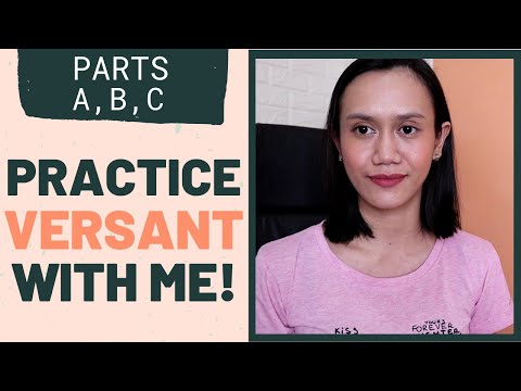 VERSANT PRACTICE TEST DEMO: PARTS A-C | Tips to Pass Versant English Test