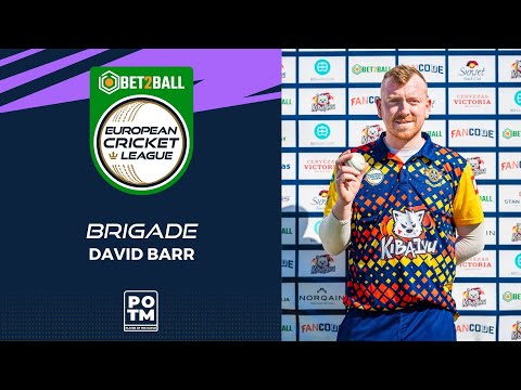 POTM: D.Barr - ROT vs BRI | Highlights | Bet2Ball European Cricket League Day 2, Group B | ECL22