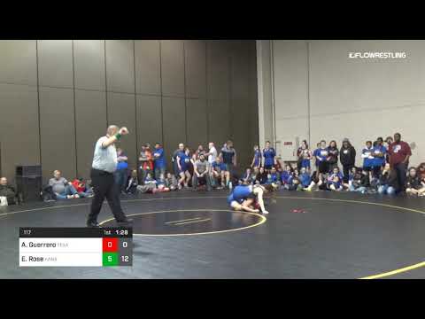 117 Lbs Rr Rnd 1 Abigail Guerrero Texas B Vs Elise Rose Kansas Dual