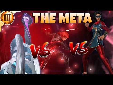 BLACK WIDOW vs KAMALA KHAN vs LUNA SNOW | SPEED HUMAN FEMALE META | FRACTURE | MARVEL FUTURE FIGHT