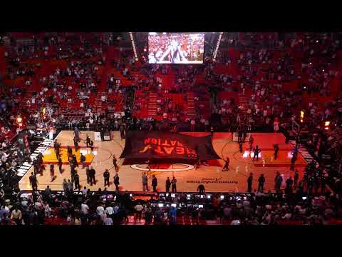 Miami Heat - pre game intro