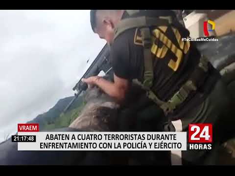 Vraem: un policía y un soldado muertos dejó enfrentamiento con miembros de Sendero Luminoso