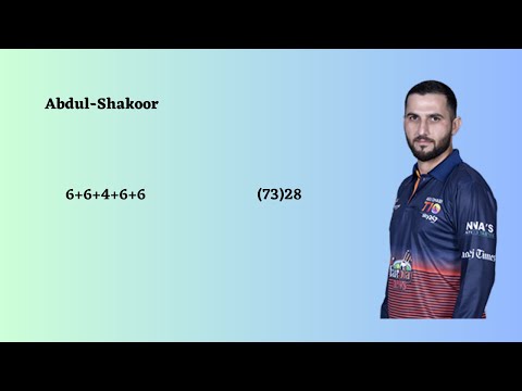 Super Hitting By Abdul Shakoor in T10 League