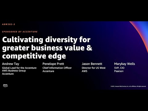 AWS re:Invent 2021 - Cultivating diversity for greater business value ...