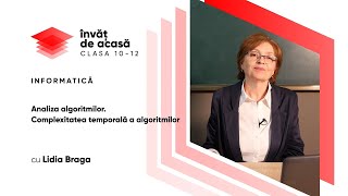  "Analiza algoritmilor  Complexitatea temporală a algoritmilor"