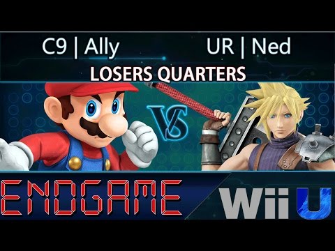 Endgame  LOSERS QUARTERS - C9 | Ally (Mario) vs UR | Ned (Cloud)