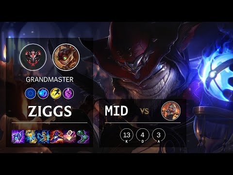 Ziggs Mid vs Qiyana - EUW Grandmaster Patch 11.11