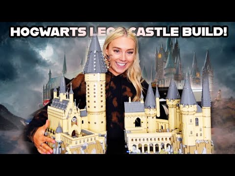 Build the HOGWARTS CASTLE Lego Set With Me!