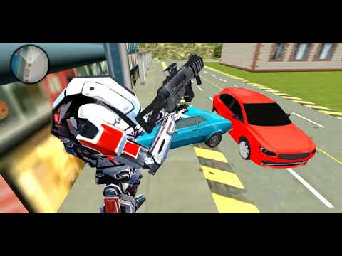 Lion Robot Car Transforming Games: Robot Shooting!PK GAMER