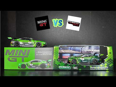 Feature Image thumbnail for the video blog Mini GT vs Tarmac Works - Bentley Continental GT3 - 2020 Bathurst 12h Winner - COMPARISON by  booster_diecast