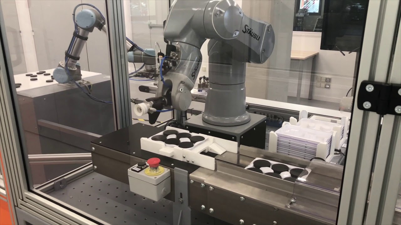 Ligne de production robotisée – Industrie 4.0