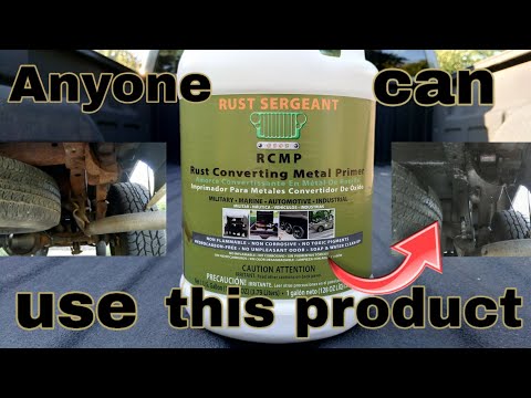 Rust Sergeant G503 RCMP  How to use with results. #rust converter # metal primer # autobody