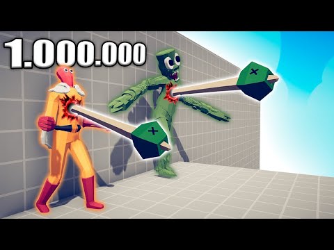 1.000.000 DAMAGE NEEDLE vs EVERY UNITS - TABS | Totally Accurate Battle Simulator 2023
