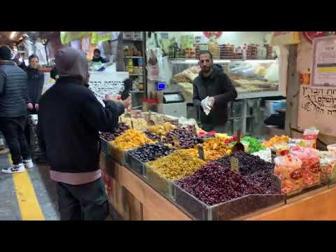 Jerusalém - Shuk Mahane Yehuda (Mercado) - Som Original