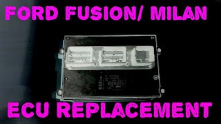 ECU ECM PCM REPLACEMENT, ford fusion, milan 3.0 v6 (also pt.3 of melted coils) Parameter reset must!